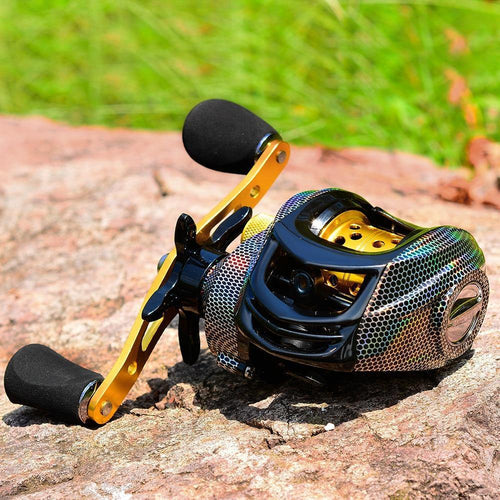 Professionelle Angelrolle Drag 10Kg mit 19 Kugellagern - Snake