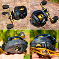 Professionelle Angelrolle Drag 10Kg mit 19 Kugellagern - Snake