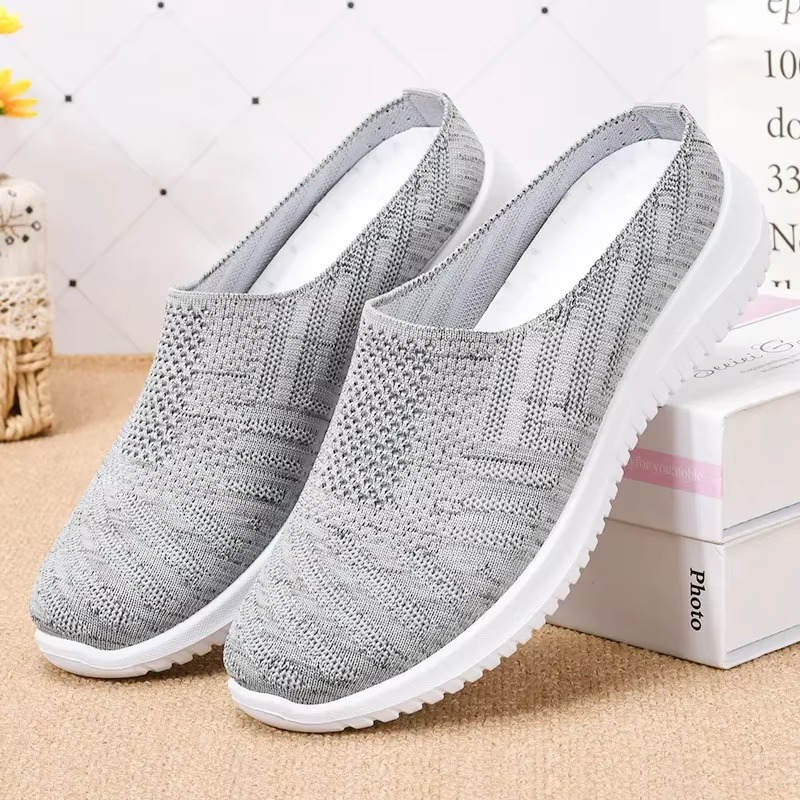 Atmungsaktive und rutschfeste Slip-On-Schuhe für Damen