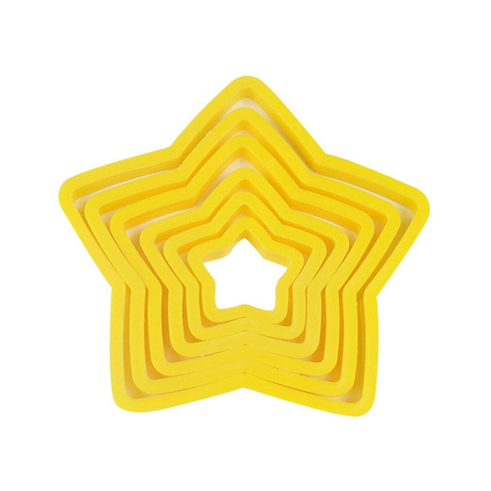 Set 3D-Weihnachtsbaum-Ausstechformen - 6 Teile