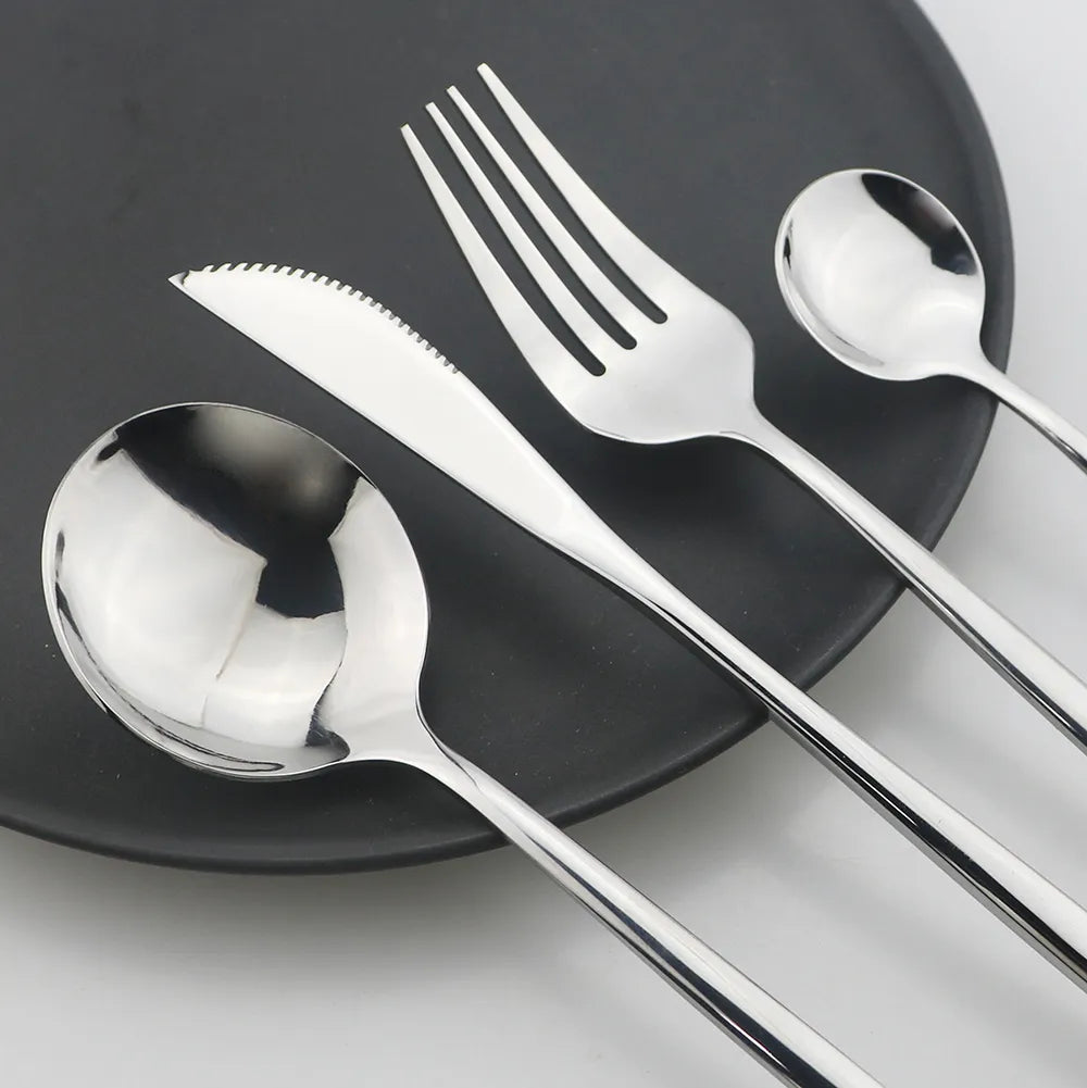Besteckset aus Edelstahl