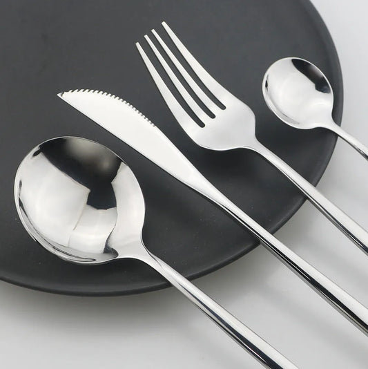 Besteckset aus Edelstahl