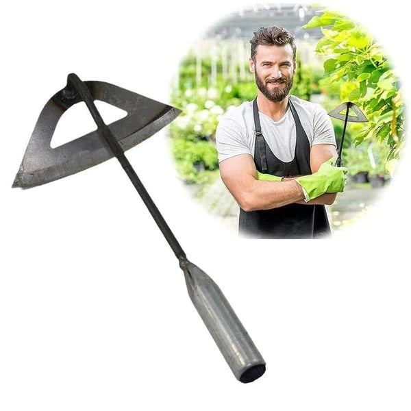 Tragbare Gartenhacke aus Edelstahl