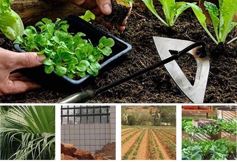 Tragbare Gartenhacke aus Edelstahl