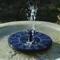 Vogeltränke-Brunnen mit Solarpanel - Gartendekoration