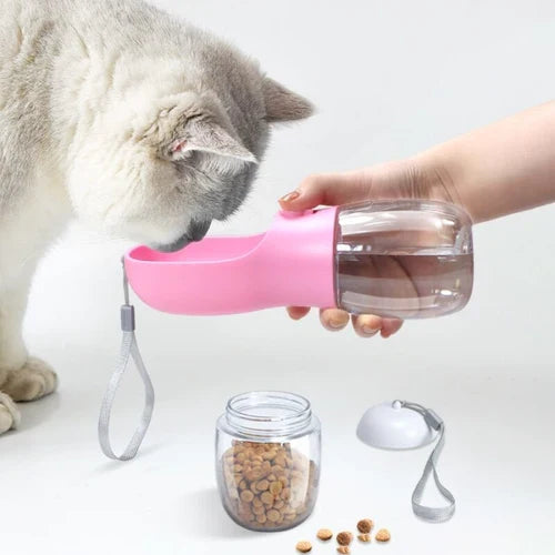 4-in-1 Tragbare Flasche für Haustiere - PetWater