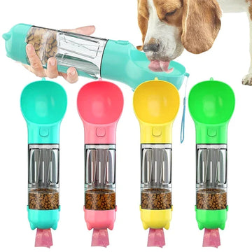 4-in-1 Tragbare Flasche für Haustiere - PetWater