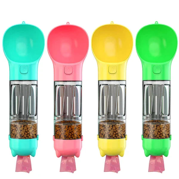 4-in-1 Tragbare Flasche für Haustiere - PetWater