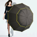 Winddichter Faltbarer Doppel-Regenschirm - SkyShield