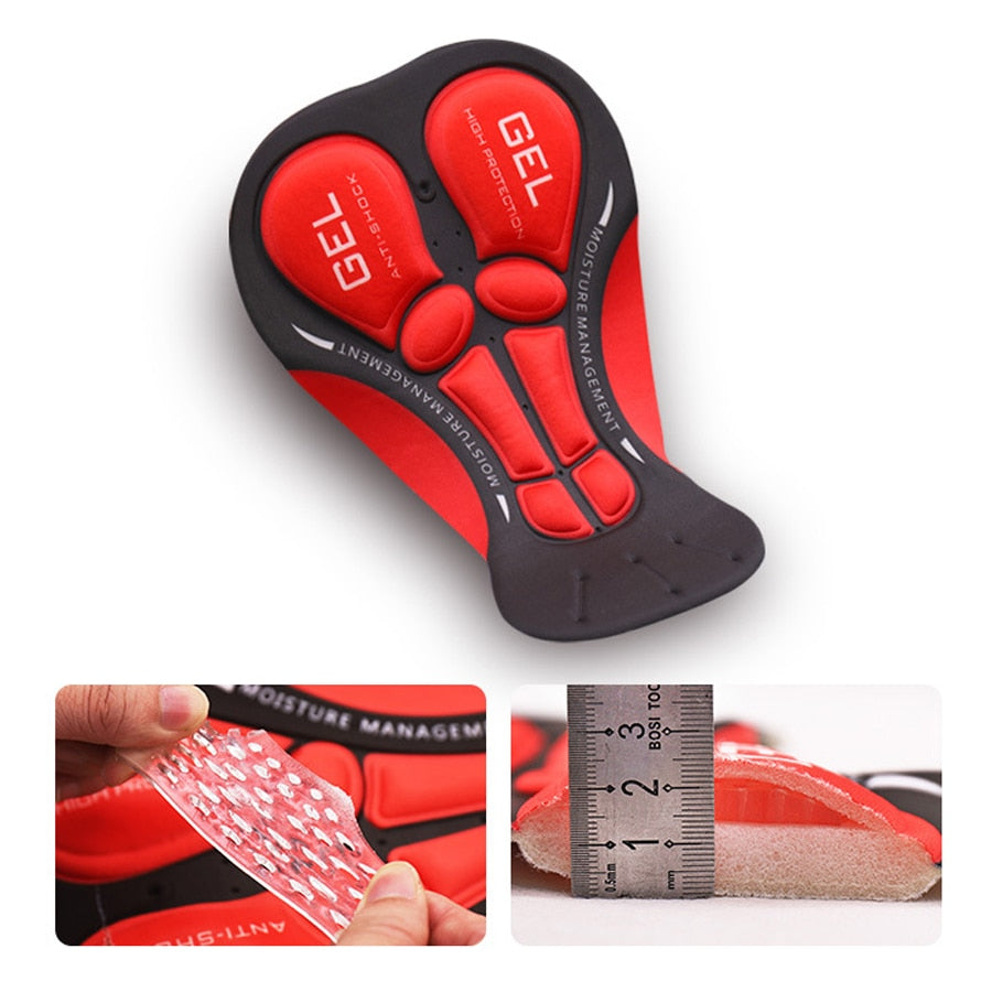 Radlerhose mit 5D-Gelpolster