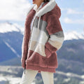 Damen Fellmantel-Jacke