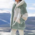 Damen Fellmantel-Jacke