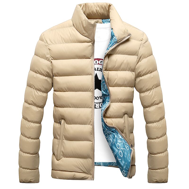 Wasserdichte Herrenjacke mit warmem Innenfutter
