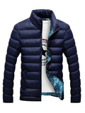 Wasserdichte Herrenjacke mit warmem Innenfutter