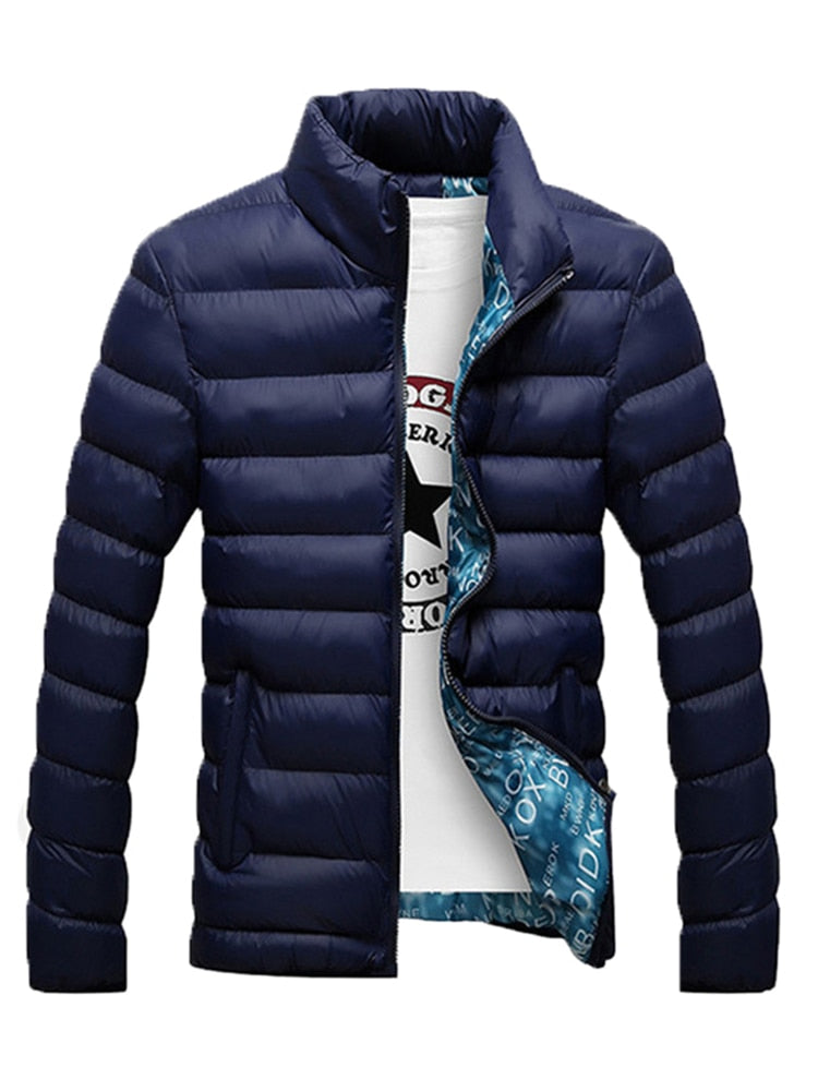 Wasserdichte Herrenjacke mit warmem Innenfutter