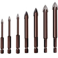 Set mit 7 unzerstörbaren Universalbohrern Max Drill