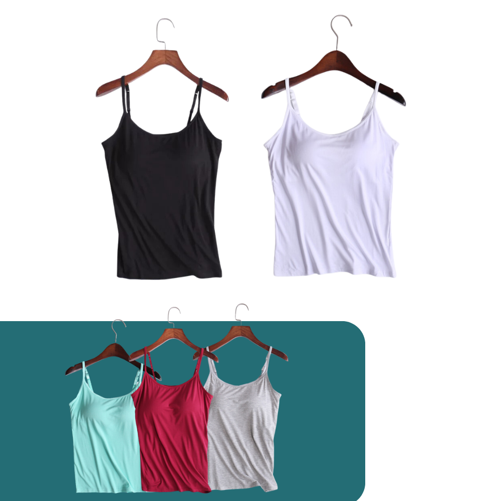 Kit Damenblusen mit eingebautem BH - ComfortStyle - 2 kaufen 5 erhalten