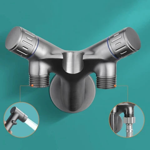 Komplettset Hygienedusche mit Abzweig für Spülkasten