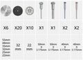 Set Diamant-Trennscheiben 42 Teile