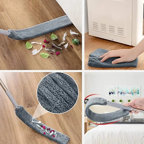 Mikrofaser-Staubwedel-Set mit Teleskopstiel