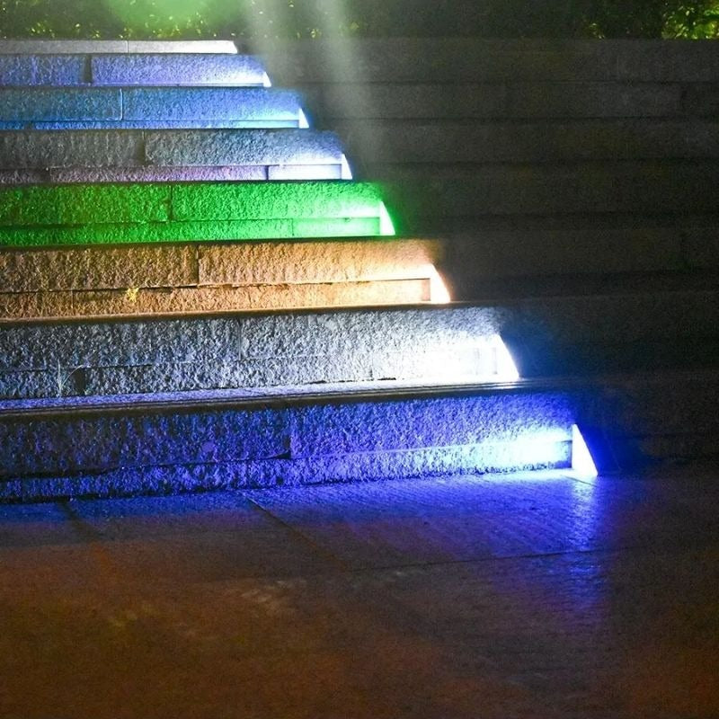 LED-Solarlicht-Set für Außentreppen, Wasserdicht - StepGlow