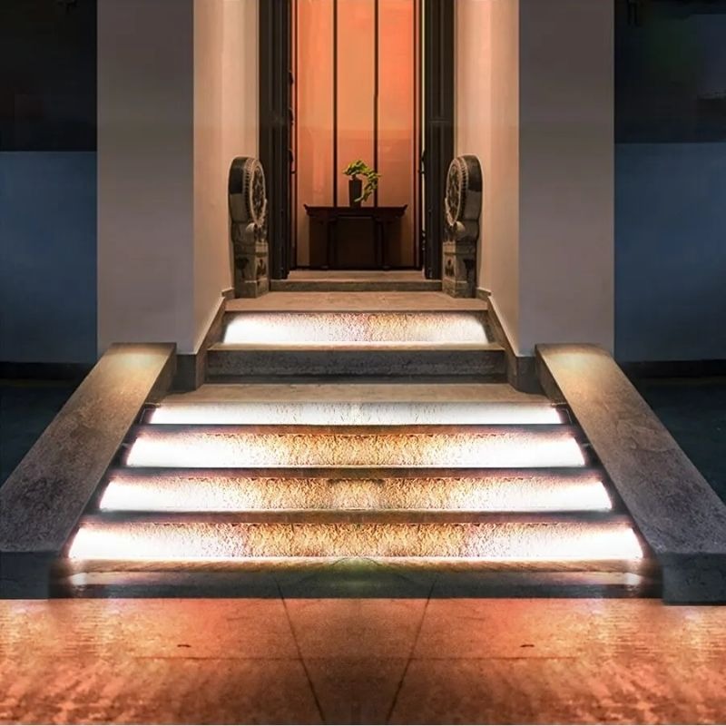 LED-Solarlicht-Set für Außentreppen, Wasserdicht - StepGlow