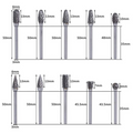 10er-Set Rotationsfräser