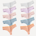 Set aus 10 sinnlichen und komfortablen Baumwollslips - SoftComfort