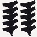 Set aus 10 sinnlichen und komfortablen Baumwollslips - SoftComfort
