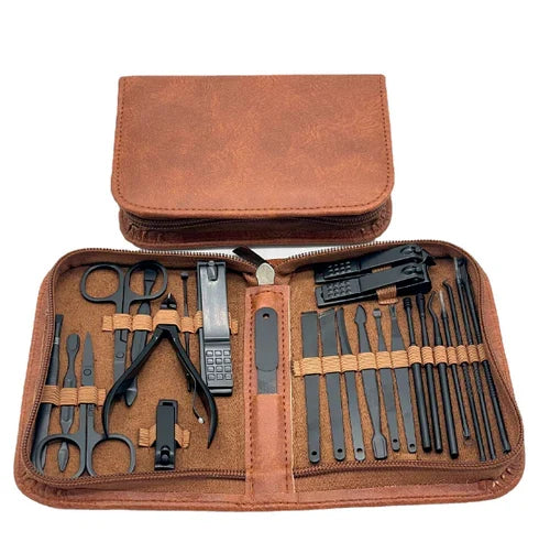 Professionelles Herren-Maniküre-Set aus Edelstahl