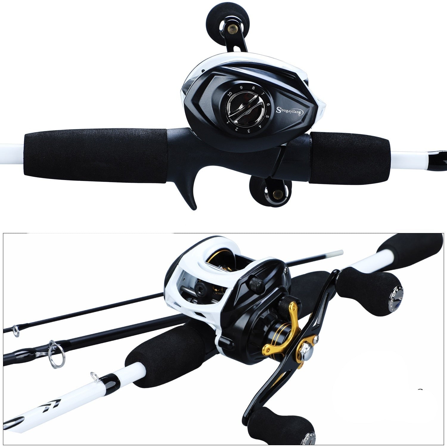 Angelset Premium-Rolle 10 Kugellager + Premium-Rute