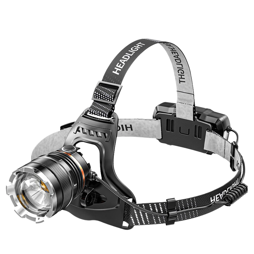 Stirnlampe Zoom Super Stark - USB-Wiederaufladbar