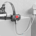 Stirnlampe Zoom Super Stark - USB-Wiederaufladbar