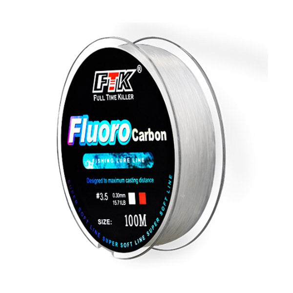 Premium Unsichtbare Fluorocarbon-Angelschnur 100 Meter