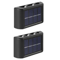 LED-Solar-Wandleuchte für Außen, Wasserdicht - SunBright