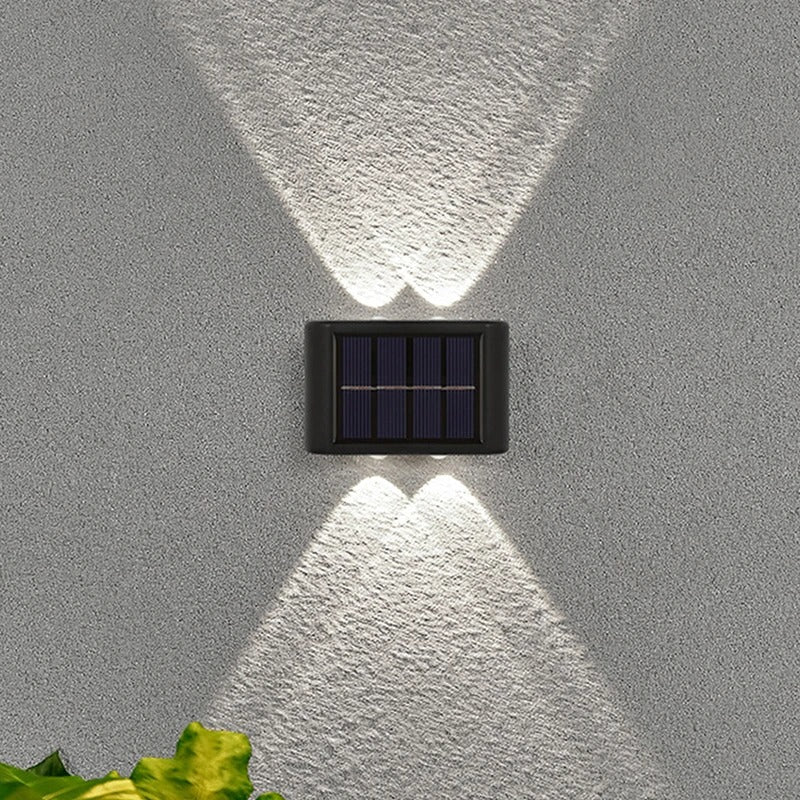 LED-Solar-Wandleuchte für Außen, Wasserdicht - SunBright