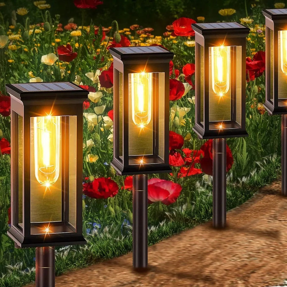 Wasserdichte LED-Solarleuchte für den Garten - SolarShine