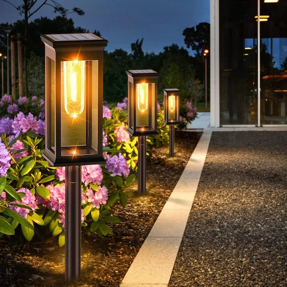 Wasserdichte LED-Solarleuchte für den Garten - SolarShine