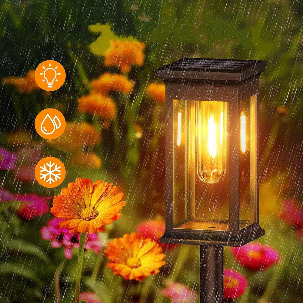 Wasserdichte LED-Solarleuchte für den Garten - SolarShine
