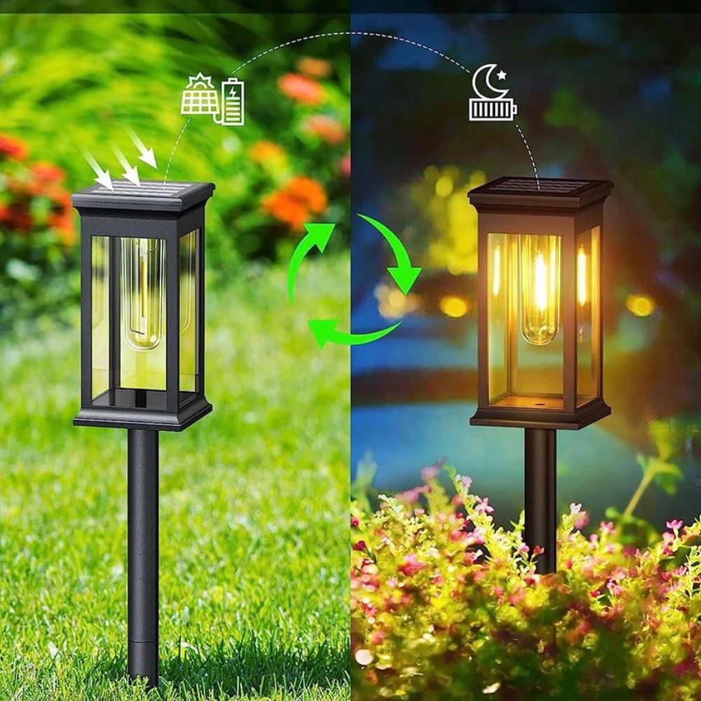 Wasserdichte LED-Solarleuchte für den Garten - SolarShine