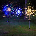 LED-Solarleuchte Feuerwerk für den Garten