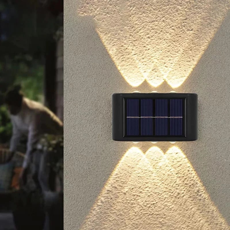 Wasserdichte Solar-Wandleuchte - WallBright