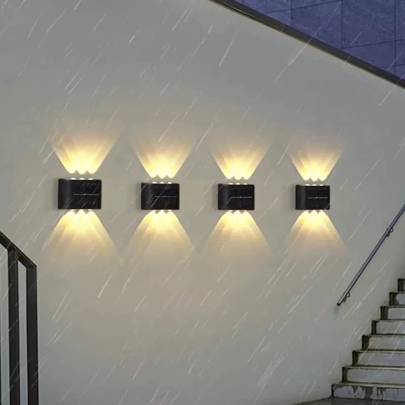 Wasserdichte Solar-Wandleuchte - WallBright