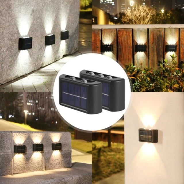 Wasserdichte Solar-Wandleuchte - WallBright