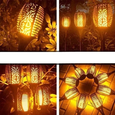 LED-Solar-Fackellampe Wasserdicht - FireGlow