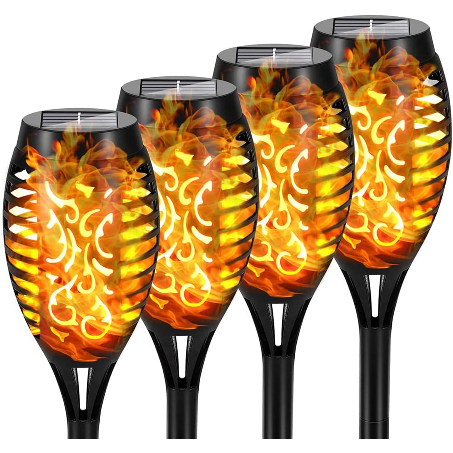 LED-Solar-Fackellampe Wasserdicht - FireGlow