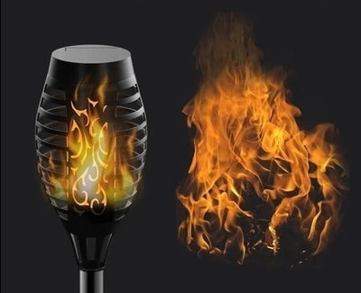 LED-Solar-Fackellampe Wasserdicht - FireGlow