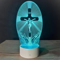 3D Religiöse Dekolampe 16 RGB-Farben