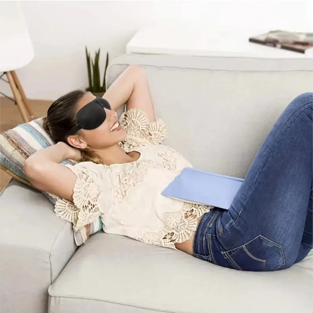 Anatomische 3D-Schlafmaske mit druckfreiem Schaumstoff