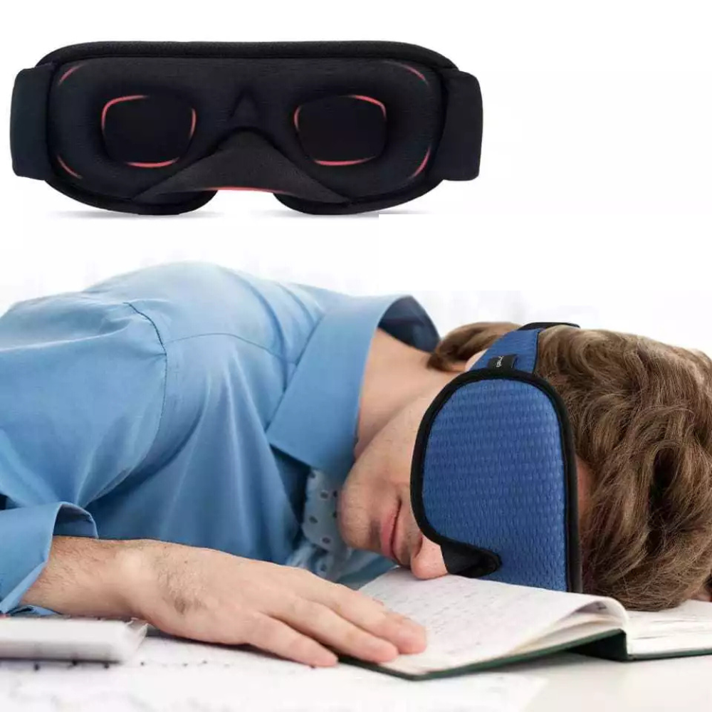 Anatomische 3D-Schlafmaske mit druckfreiem Schaumstoff